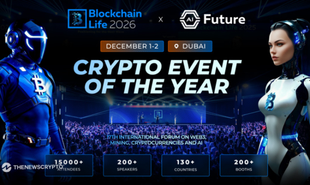 Blockchain Life Announces Dubai Return This December, Debuting New 'AI Future' Track