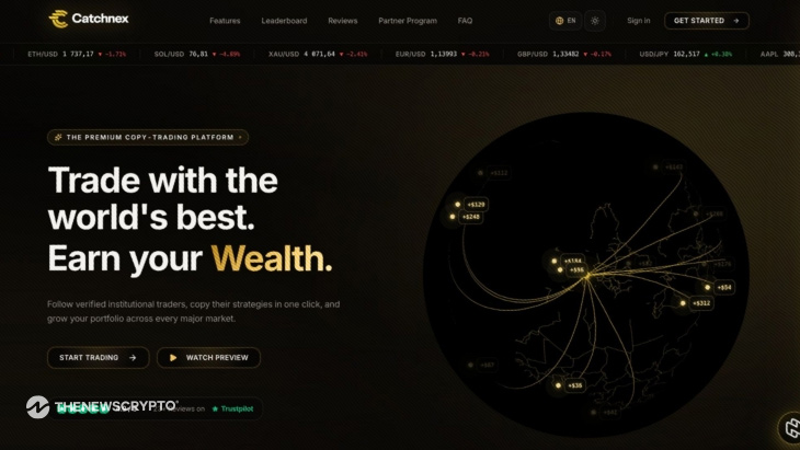 Catchnex Launches Copy Trading Platform With Verified Data