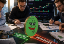 Frog-Themed PEPE Faces Mounting Pressure: Will Bears Break the Key Neckline?