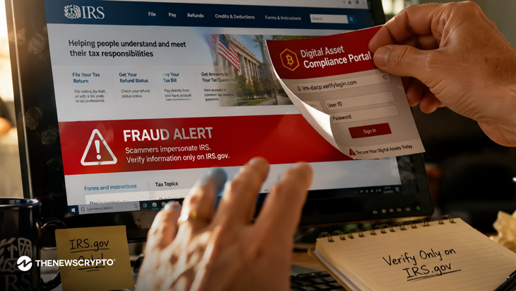 IRS Fraud Alert: Fake Letters Target Crypto Holders in Data-Stealing Scam