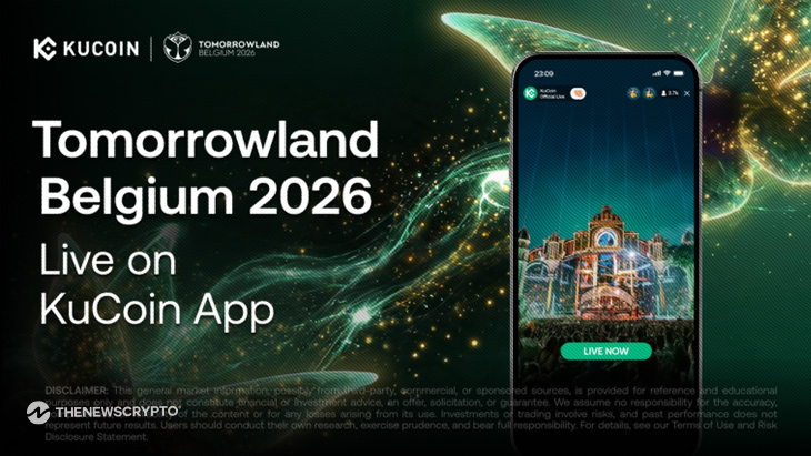 KuCoin Brings Official Tomorrowland Belgium 2026 Livestream to Its App