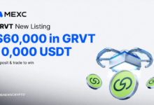 MEXC Lists Grvt (GRVT) With $60,000 Worth of GRVT and 10,000 USDT in Airdrop+ Rewards