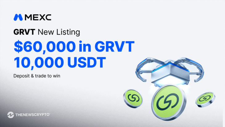 MEXC Lists Grvt (GRVT) With $60,000 Worth of GRVT and 10,000 USDT in Airdrop+ Rewards