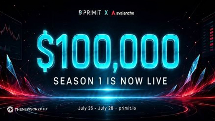 Primit Season 1 Officially Launches: $100,000 Avalanche On-Chain Perp Trading Incentive Event Now Live