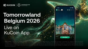 KuCoin Brings Official Tomorrowland Belgium 2026 Livestream to Its App