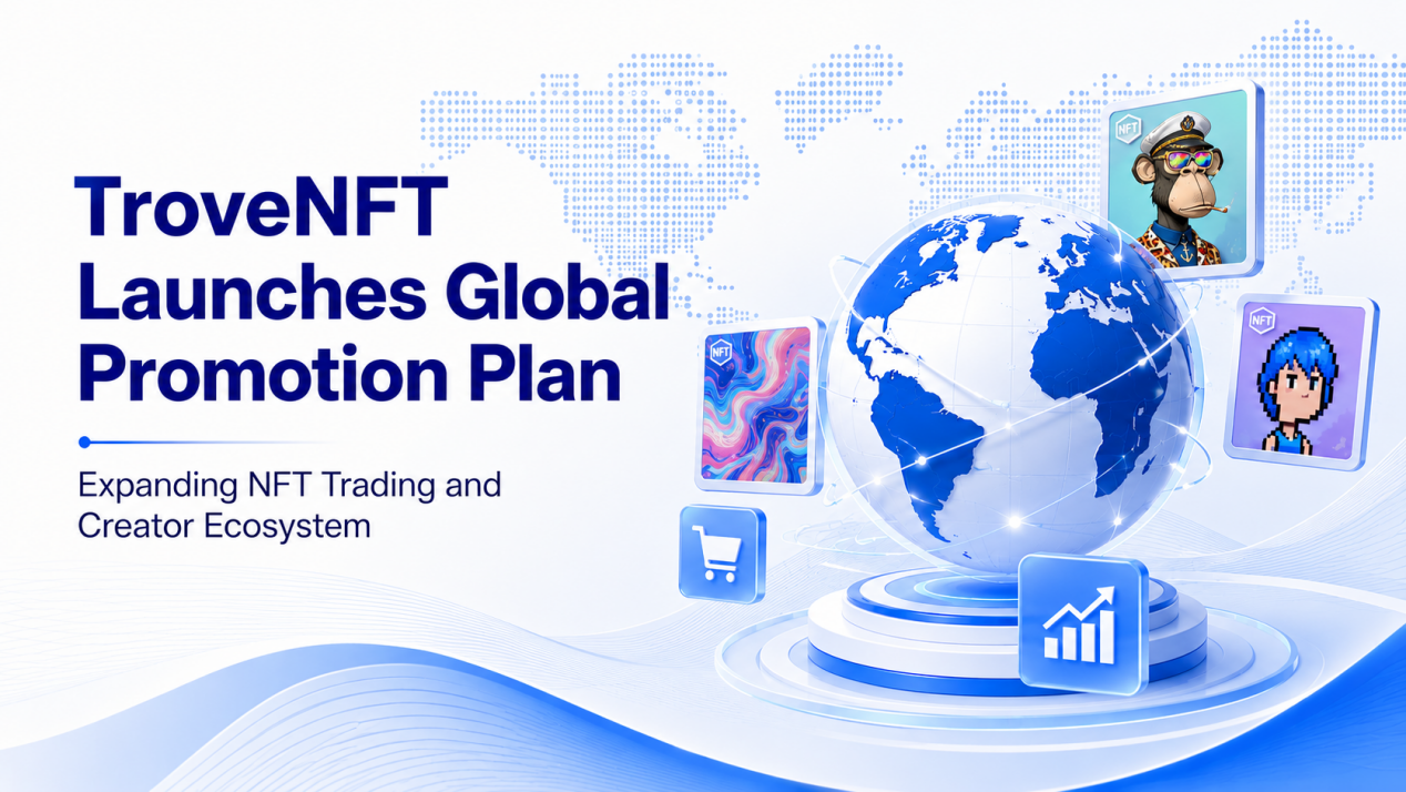 TroveNFT Launches Global Expansion Initiative To Grow NFT Trading and Creator Ecosystem