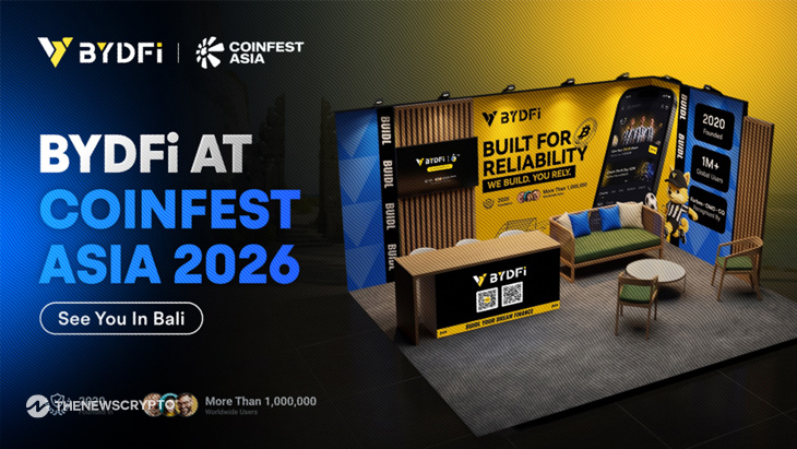 BYDFi Joins Coinfest Asia 2026, Connecting with Institutions, Builders and Traders in Bali