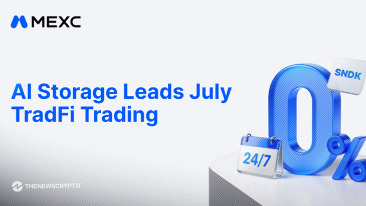 MEXC July TradFi Trading Shifts Toward AI Storage as SNDK Futures Volume Surges More Than 15x Times