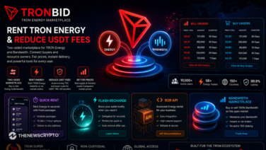 Rent TRON Energy and Reduce USDT Fees : TronBid Expands Marketplace