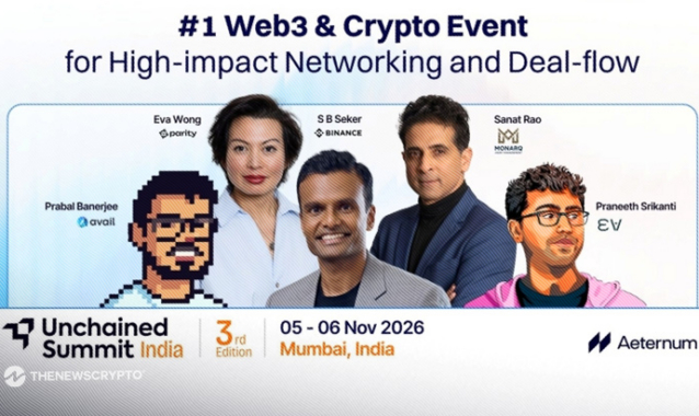 Unchained Summit India Debuts in Mumbai as Capital, Markets and Web3 Converge