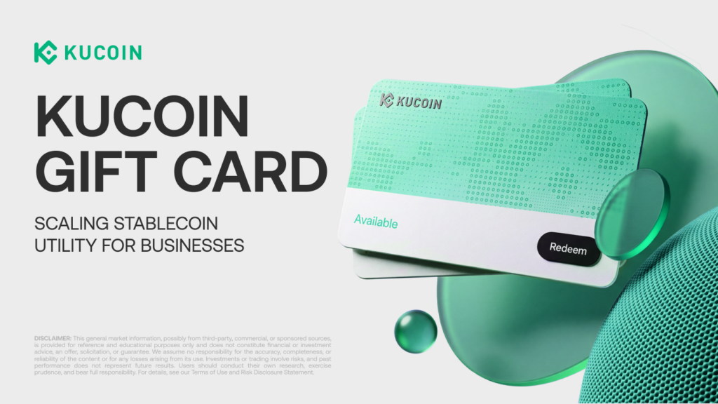KuCoin Pay Launches Gift Cards for Global USDT and USDC Distribution