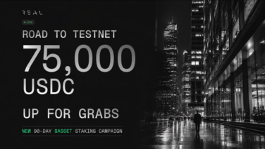 Real Launches 90-Day $ASSET Staking Campaign With 75,000 USDC Rewards