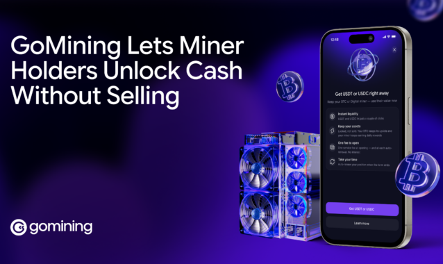 GoMining Launches Instant Funds for Eligible Digital Bitcoin Miners