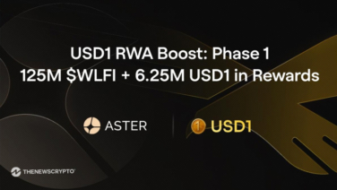 Aster and World Liberty Financial Launch USD1 RWA Boost: Phase 1, Offering 125M $WLFI + 6.25M USD1 in Rewards