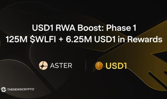 Aster and World Liberty Financial Launch USD1 RWA Boost: Phase 1, Offering 125M $WLFI + 6.25M USD1 in Rewards