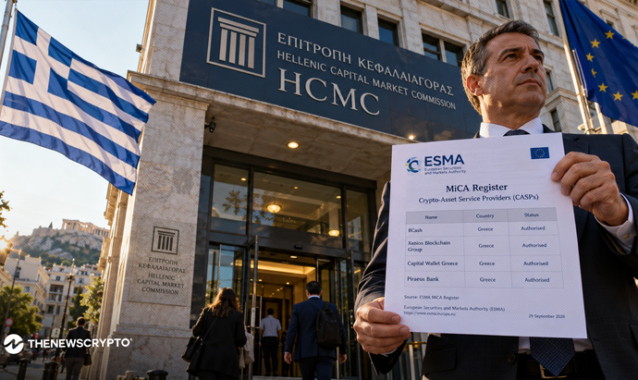 Greece Enters ESMA MiCA Register With Four Crypto Firms