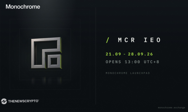 Multi-Asset Trading Venue Monochrome Exchange Announces IEO of Its Native Token, $MCR