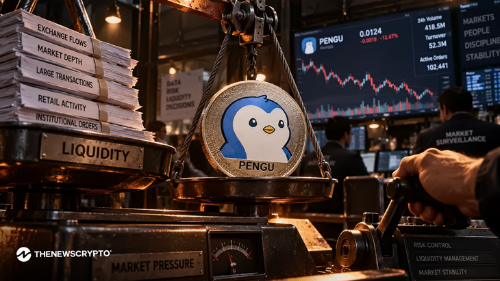 Pudgy Penguins (PENGU) Tests Resistance, Pushes Toward Intraday Highs