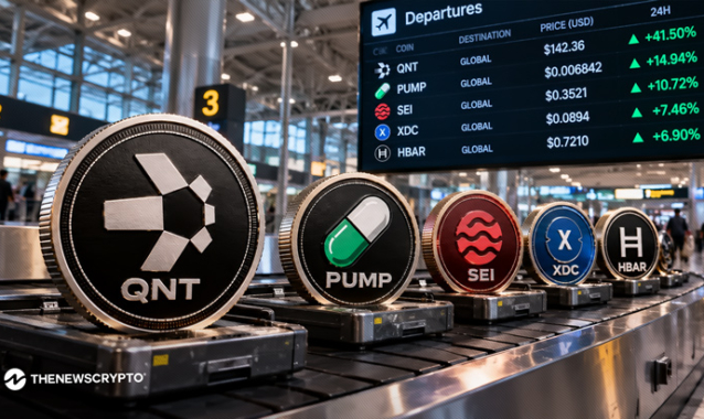 Top 5 Crypto Gainers Today: Quant, HBAR, PUMP, SEI and XDC Post Strong Gains