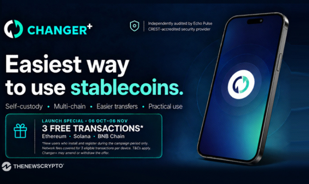Changer+ Launches Stablecoin-First Self-Custodial Wallet to Make Stablecoins Easier to Use