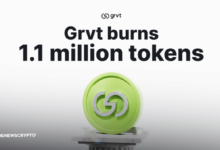 GRVT Burns 1.1 Million Tokens as Countdown to Grvt 2.0 Begins