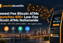 Lowest Fee Bitcoin ATMs Announces Launch of More Than 400 ATMs Nationwide