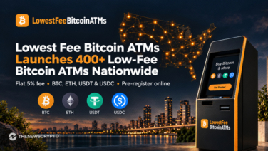 Lowest Fee Bitcoin ATMs Announces Launch of More Than 400 ATMs Nationwide